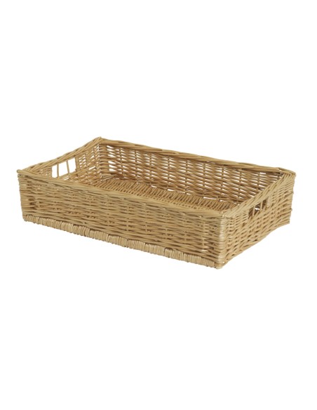 Cesta de pan rectangular de mimbre 60x39x13 cm Pro.mundi