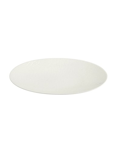 Bandeja Oval Porcelana Blanco 24 Cm Ilussion Porland