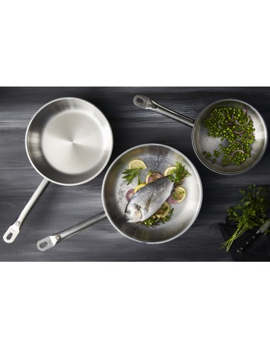 Sartén inox Ø 28 cm 5,5 cm Qualiplus Pro.cooker