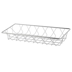 Cesta rectangular inox 35