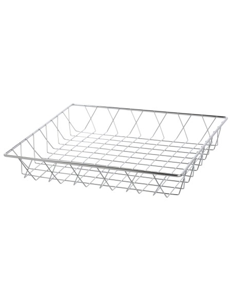 Cesta rectangular inox 35