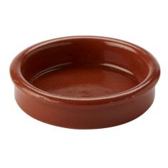 Plato catalán redondo marrón terracota Ø 6 cm Catalane Pro.mundi
