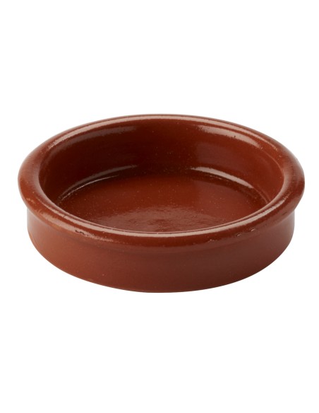Plato catalán redondo marrón terracota Ø 6 cm Catalane Pro.mundi