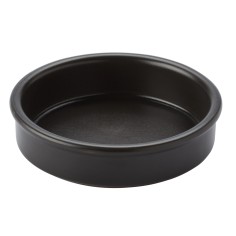 Plato catalán redondo negro terracota Ø 11