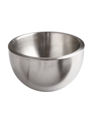 Ensaladera doble pared redonda inox Ø 15 cm Pro.mundi