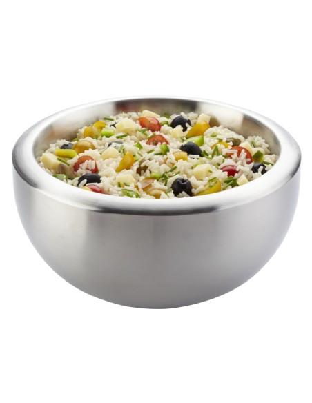 Bol de doble pared redondo inox Ø 30 cm Pro.mundi