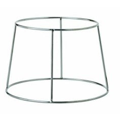 Soporte bandeja mariscos redondo gris acero Ø 27 cm Pro.mundi