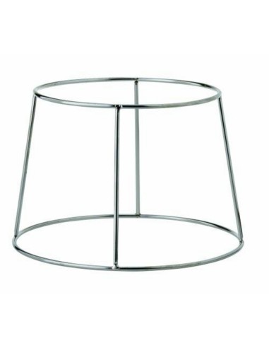 Soporte bandeja mariscos redondo gris acero Ø 27 cm Pro.mundi