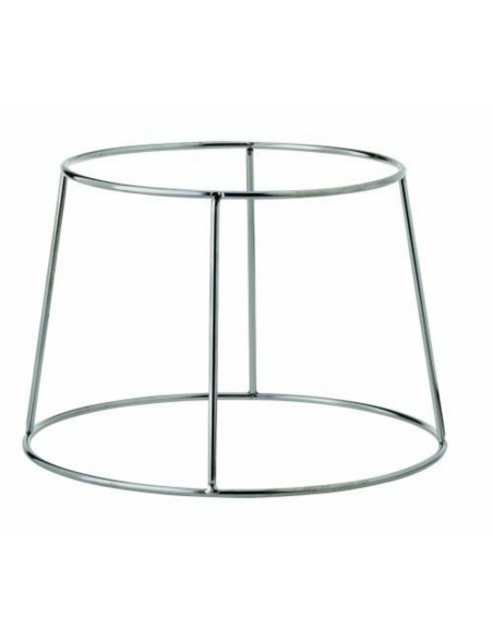 Soporte bandeja mariscos redondo gris acero Ø 27 cm Pro.mundi