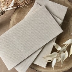 Servilleta plegada en 8 kraft celulosa 38x38 cm plegada en 8 Lisah Pro.mundi (50 unidades)
