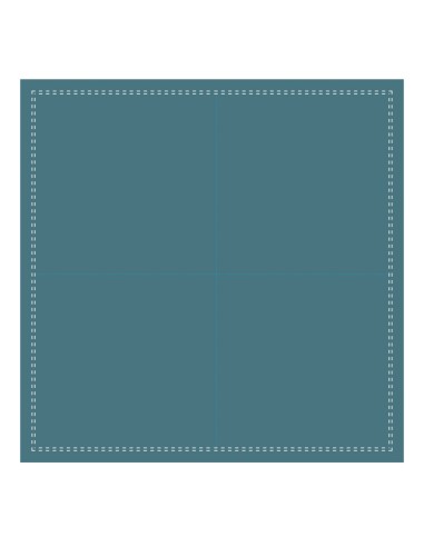 Servilleta cóctel cuadrada azul pato algodón 20x20 cm Cosy Pro.mundi (1000 unidades)