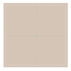Servilleta cóctel cuadrada greige algodón 20x20 cm Cosy Pro.mundi (1000 unidades)