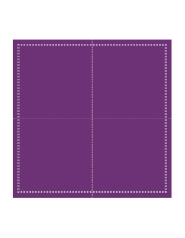 Servilleta de cóctel cuadrada violeta algodón 20x20 cm Cosy Pro.mundi (1000 unidades)