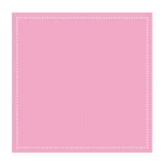 Servilleta de cóctel cuadrada rosa algodón 20x20 cm Cosy Pro.mundi (1000 unidades)