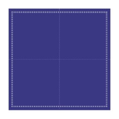 Servilleta de cóctel cuadrada azul algodón 20x20 cm Cosy Pro.mundi (1000 unidades)