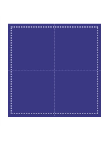 Servilleta de cóctel cuadrada azul algodón 20x20 cm Cosy Pro.mundi (1000 unidades)