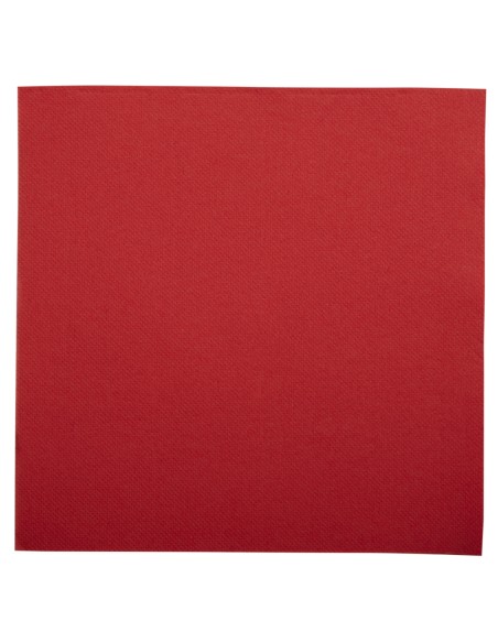 Servilleta roja de celulosa 38x38 cm Lisah Pro.mundi (50 unidades)