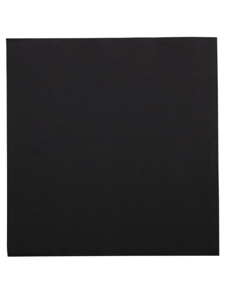 Servilleta negra de celulosa 38x38 cm Lisah Pro.mundi (50 unidades)