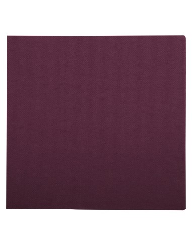 Servilleta berenjena celulosa 38x38 cm Lisah Pro.mundi (50 unidades)