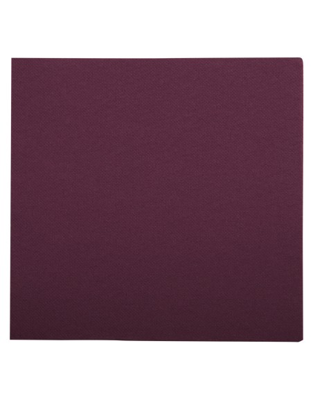 Servilleta berenjena celulosa 38x38 cm Lisah Pro.mundi (50 unidades)