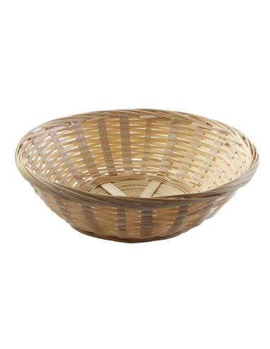Cesta redonda bambú Ø 15 cm 6 cm Pro.mundi