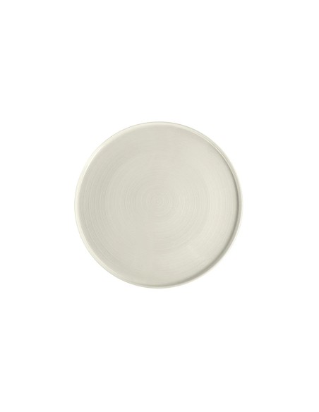 Plato Llano Redondo Porcelana Blanco 21 Cm Anillo Porland
