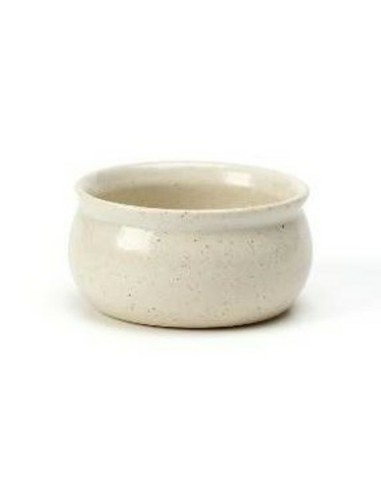 Mantequera redonda cruda gres esmaltado Ø 7 cm Gres Couleur Pro.mundi