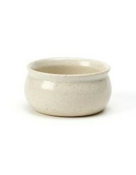 Mantequera redonda cruda gres esmaltado Ø 7 cm Gres Couleur Pro.mundi