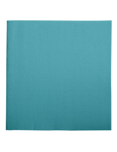 Servilleta azul laguna de celulosa 38x38 cm Lisah Pro.mundi (50 unidades)