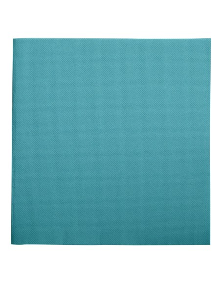 Servilleta azul laguna de celulosa 38x38 cm Lisah Pro.mundi (50 unidades)