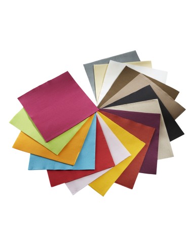 Servilleta azul laguna de celulosa 38x38 cm Lisah Pro.mundi (50 unidades)