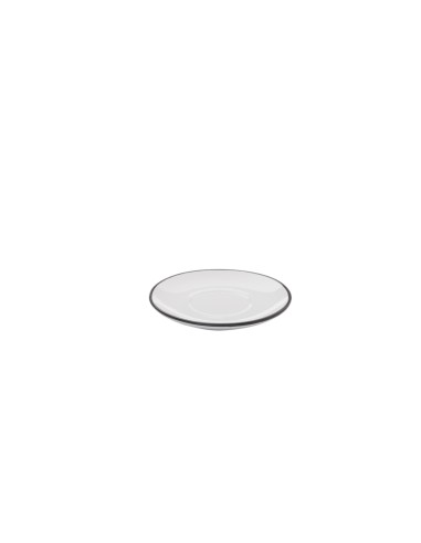 Platillo para espresso redondo blanco gres esmaltado Ø 11 cm Bistrot Pro.mundi
