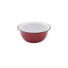 Bol redondo rojo gres esmaltado Ø 16 cm Bistrot Pro.mundi