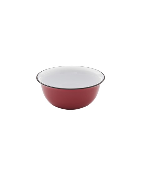 Bol redondo rojo gres esmaltado Ø 16 cm Bistrot Pro.mundi