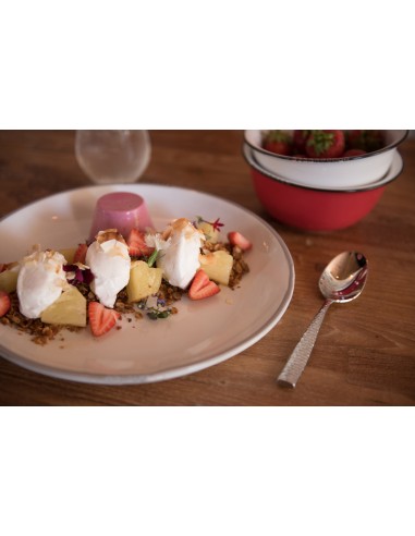 Bol redondo rojo gres esmaltado Ø 16 cm Bistrot Pro.mundi