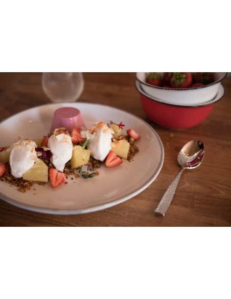 Bol redondo rojo gres esmaltado Ø 16 cm Bistrot Pro.mundi