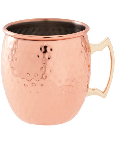 Taza Moscow Mule redonda cobre inox 18/10 47
