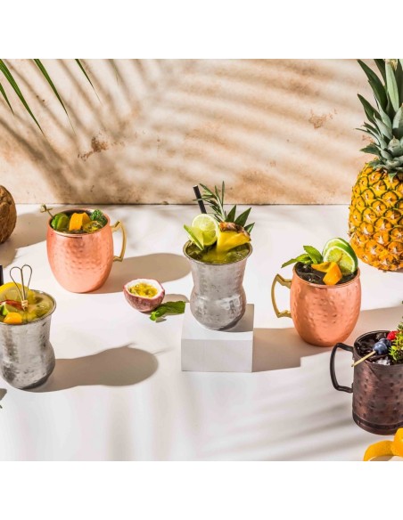 Taza Moscow Mule redonda cobre inox 18/10 47,3 cl Ø 9,2 cm Moscow Mule Pro.mundi