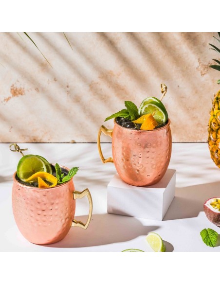 Taza Moscow Mule redonda cobre inox 18/10 47,3 cl Ø 9,2 cm Moscow Mule Pro.mundi