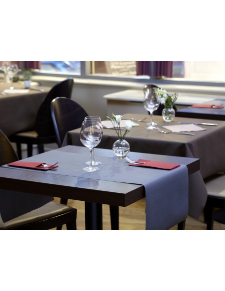 Servilleta con bolsillo burdeos no tejido 40x40 cm Switty Pro.mundi (50 unidades)