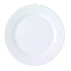 Plato llano redondo blanco porcelana Ø 17 cm K Pro.mundi