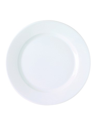 Plato llano redondo blanco porcelana Ø 17 cm K Pro.mundi