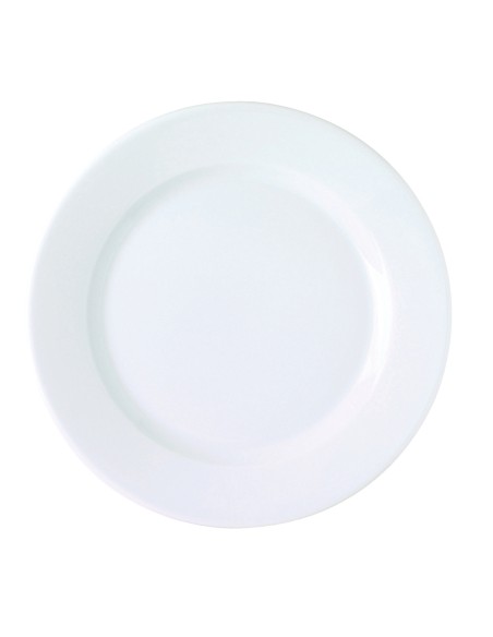 Plato llano redondo blanco porcelana Ø 17 cm K Pro.mundi