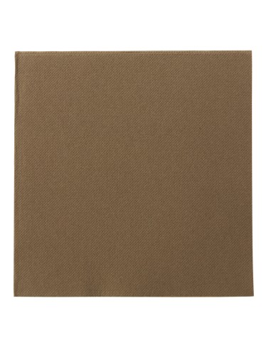 Servilleta chocolate de celulosa 38x38 cm Lisah Pro.mundi (50 unidades)