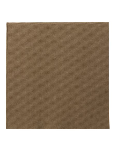 Servilleta chocolate de celulosa 38x38 cm Lisah Pro.mundi (50 unidades)