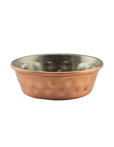 Mini cuenco inox martillado cobre inox 18/0 Ø 7 cm Pro.mundi