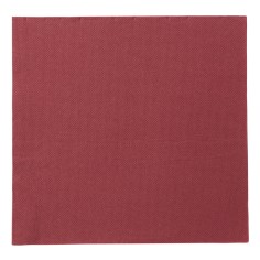 Servilleta burdeos celulosa 38x38 cm Lisah Pro.mundi (50 unidades)