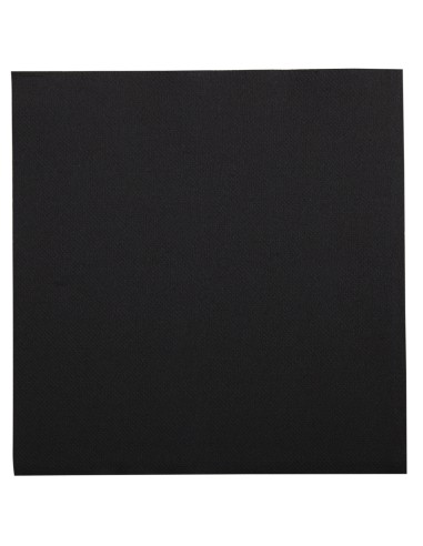Servilleta negra de celulosa 38x38 cm plegada en 8 Lisah Pro.mundi (50 unidades)
