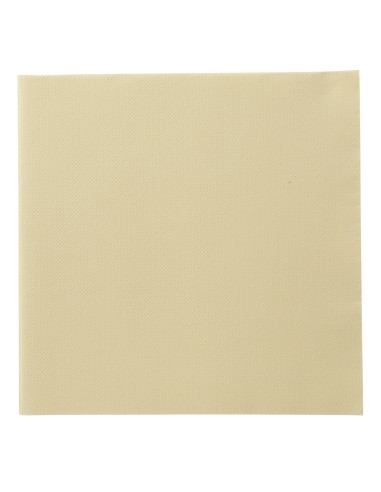 Servilleta marfil de celulosa 38x38 cm plegada en 8 Lisah Pro.mundi (50 unidades)