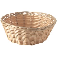 Cesta redonda beige polipropileno (pp) Ø 21 cm 6